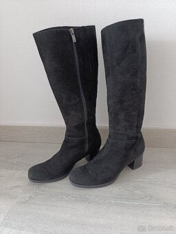 Dámske kožené čižmy LASOCKI -veľ. 40 - 4