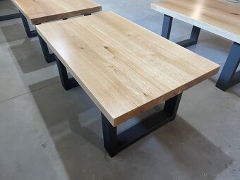 Masívny konferenčný dubový stôl - 4