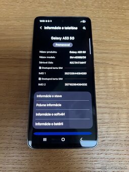 Predám SAMSUNG GALAXY A53 5G 128GB, TOP stav, VOLNY - - 4