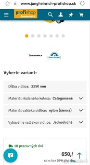 Predáme paletový vozík Jungheinrich

 - 4