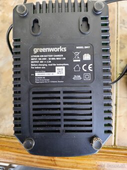 Aku batéria Greenworks 40V 4.0Ah + nabíjačka - 4