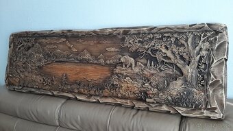 Drevený obraz 130×40 cm.hr.4.cm - 4