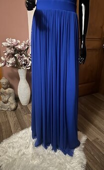 Modré dlhé šaty zn. Chantall - 4
