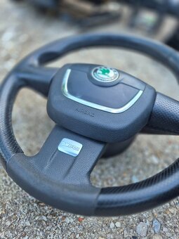 Predám kompletný volant pre Škoda Octavia II 2 VRS - 4
