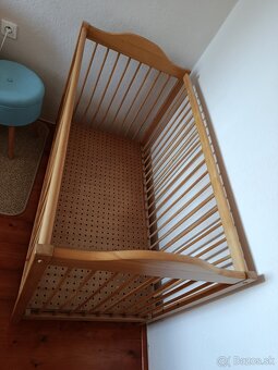 Detska drevena postielka 120x60 - 4
