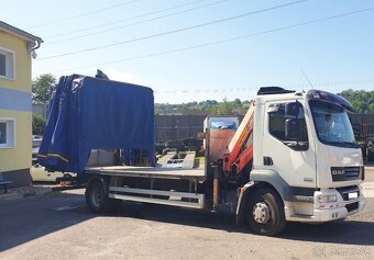 15t DAF valník 6.5m+HR Palfinger plachta shrnovačka - 4