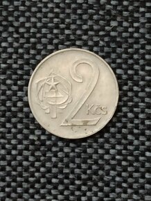 Predám - 2 Kčs 1973 - variant ( hrana z 5 kčs ) - 4