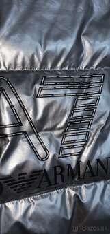 Armani bunda strieborna leskka veľkosť L - 4