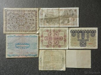 Bankovky staré RU a staré Rakúsko - 4