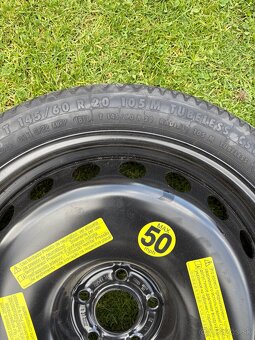 nové DOJAZDOVÉ KOLESO 145/60 R20 - 4