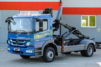 MERCEDES 1218 NOVÝ HÁKOVÝ NOSIČ KONTAJNEROV HYDRAULICKÁ RUKA - 4
