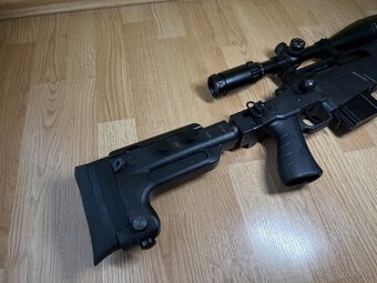 Airsoft sniper MB4411D + puškohľad a dvojnožka - 4