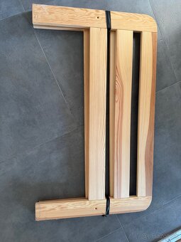 Drevená posteľ + rošt 90x200 masív - 4