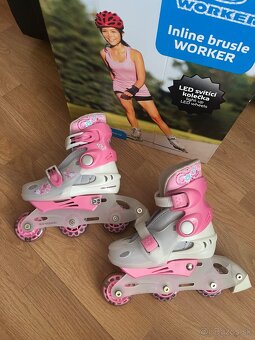 Detské kolieskové korčule Worker 26-29 - 4