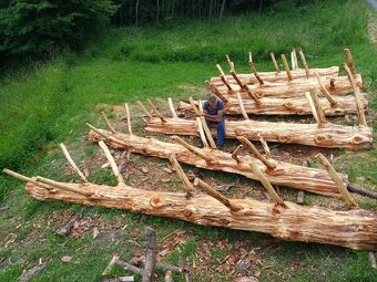 Lavice a stol zo 150 r.jedli - 4