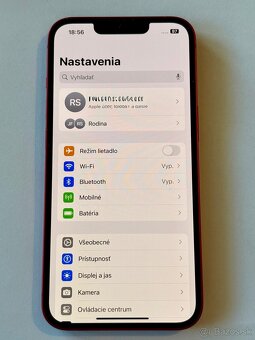 Apple iPhone 13, Red, 128GB 100% Zdravie batérie - 4