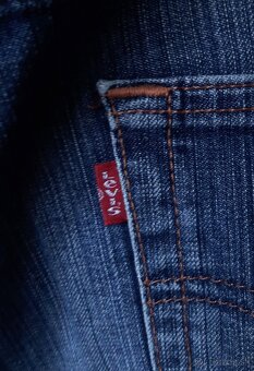 Modré dámske rifle/ džínsy "Levis" - 4