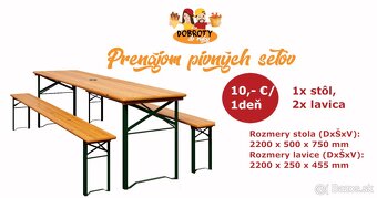 Výčapné zariadenie, pípa, sudy, pivné sety, stany - 4