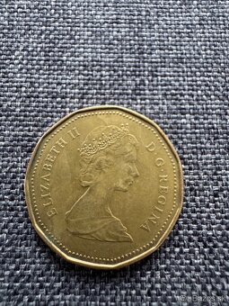 Kanadský dolár 1x 1987 a 2 x 1989 , dokopy 3 ks - 4