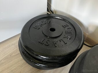 Sada na cvičenie 115kg- lavička a kladka - 4
