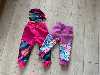 Softshellove nohavice s flisom aj bez 86-140 - 4