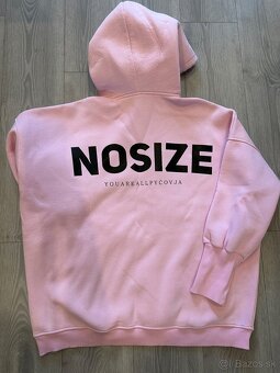 No Size oversize mikina Candy Pink - 4