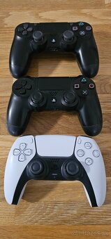PlayStation 5 + 3 ovládače + PS4 kamera + 10 hier - 4
