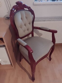 Predám Zámocké kreslá/stoličky - 4