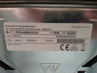 Sklokeramicka varná doska Bosch - 4