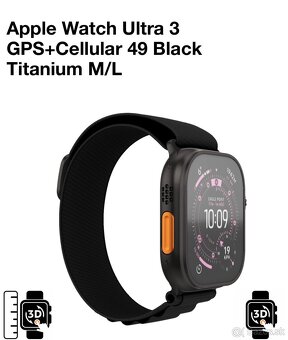 Apple Watch Ultra 3 GPS+Cellular 49 Black Titanium M/L - 4