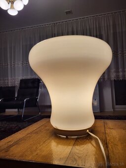 Retro sklenená stolová lampa - 4