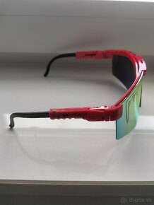 Športové slnečné okuliare Pit Viper (červené-oranžové sklo) - 4