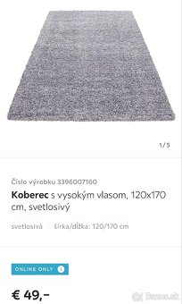 Predam koberec dlhý vlas,vankúš na sedenie - 4