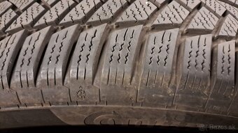 Predám 4ks jazdené zimné 205/60r16-92H Continental - 4