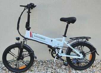 Skladací elektrický bicykel 250W 48V 20 kolesá - 4