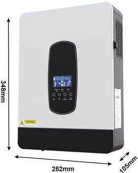 Solány hybridný menič 230V 1.8kW/12V s MPPT 450V - 4