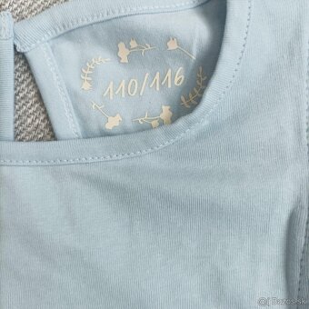 Nové tričko so suknickou 110/116 Tchibo - 4