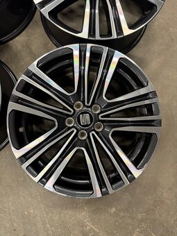 hliníkové disky 5x100 seat r17,letné pneumatiky 205/55r17 - 4