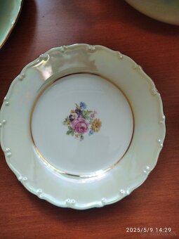 Obedová perleťova porcelánová sada - 4