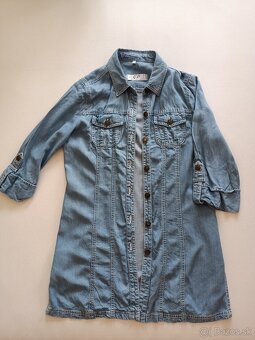 Dámske rifľové šaty veľ. 40 - 4