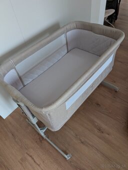 Cestovná postieľka Espiro Cloud beige / béžová - 4