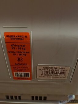 Autosedačka pre dieťa 15 - 36 kg - 4