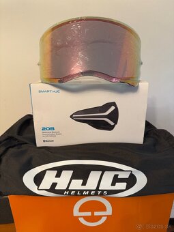 HJC prilba V10 Vatt MC1 + HJC SMART + visor - 4