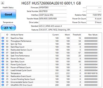 3,5" HDD Seagate / HGST 6TB - 4