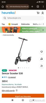 Kolobežka Sencor Scooter S30 - 4