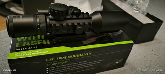Puškohľad 3-10x40E s laserom - 4