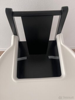 BLÅMES Detská vysoká stolička/podnos, čierna - 4