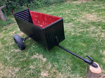 Sklápací prívesný vozík za štvorkolku či traktor. - 4