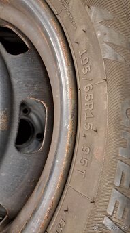 Predám zimný set 15"-4x108+195/65r15 Linglong Peug/Cit - 4