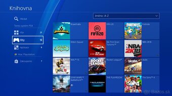 PS4 PLAYSTATION 4 SLIM + 2X OVLADAC + HRY - 4